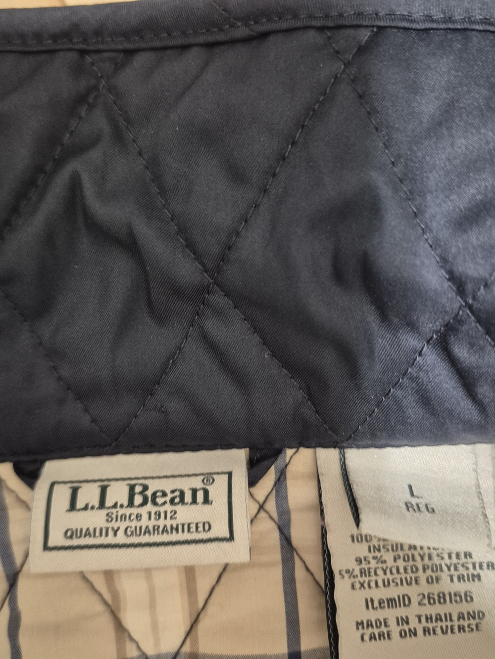 L.L. Bean Quilted Riding Snap-Front Jacket - Picture 4 of 8